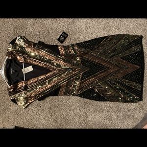 BNWT Express sequin dress size small